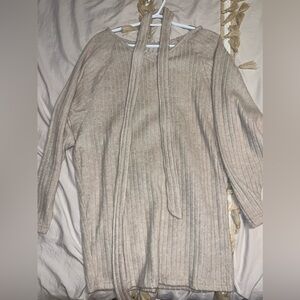 Sweater Dress with belt